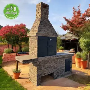 Mediterrán grillező füstölő kertikonyha