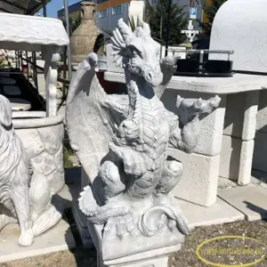 Sárkány szobor műkőből - kép 5