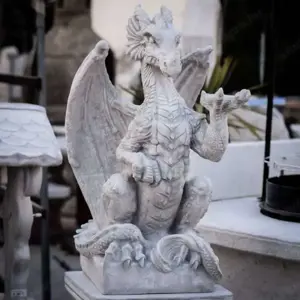 Sárkány szobor műkőből - kép 6