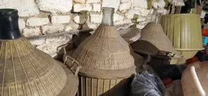 ÜVEGBALLON  54 literes műanyag borításos