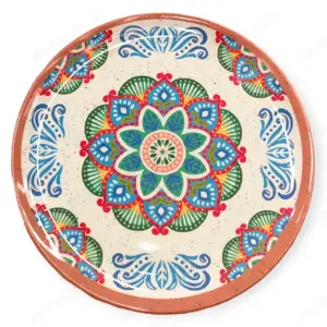 Azték mintás melamin tányér 20 cm