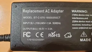 18,5V - 3,5A adapter, tápegység, töltő eladó - kép 6