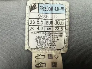 36,5 es K2 Freedom 4.0 softos görkorcsolya jó állapotban 10.000 Ft - kép 6