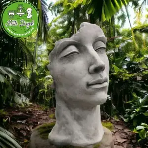 Arc szobor műkőből - kép 4