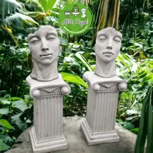 Arc szobor műkőből - kép 2