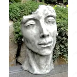 Modern szobor férfi arc - kép 6