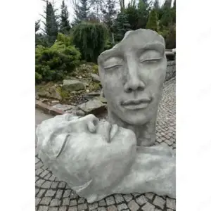 Modern szobor férfi arc - kép 7