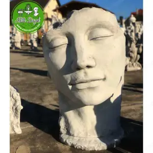 Modern szobor férfi arc - kép 4