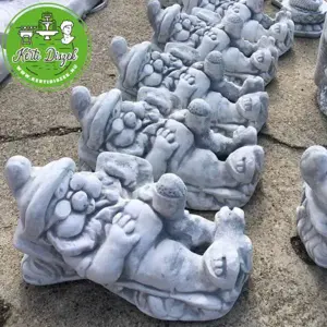 Napozó kerti törpe szobor - kép 2