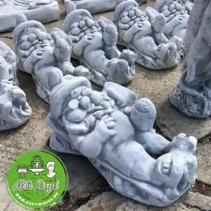 Napozó kerti törpe szobor - kép 3