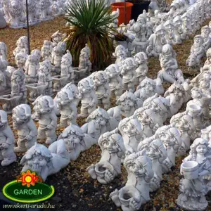 Kerti törpe vicces figura tavasz manó - kép 3