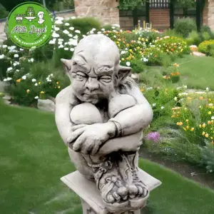 Duzzogó Gargoyle szobor - kép 2