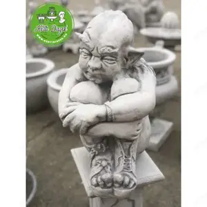 Duzzogó Gargoyle szobor - kép 5