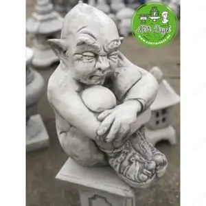 Duzzogó Gargoyle szobor - kép 4
