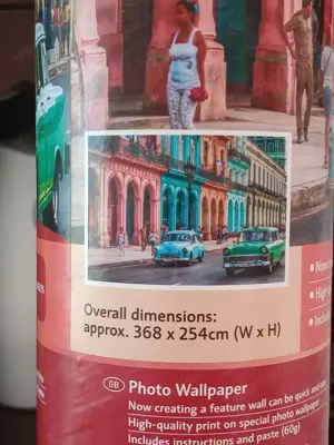 Fototapeta Tapeta Melinera 368 X 254 Cm 10000ft óbuda hagyatékból hengerbe Eladó bontatlan Kuba Hava - kép 2