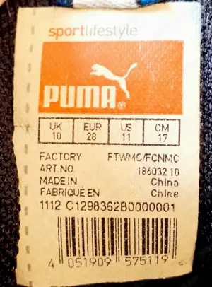 Puma Xenon Jr 186032, unisex gyerek futócipő, 28-as. - kép 10