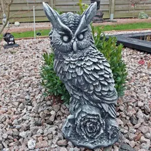 Bagoly szobor uhu - kép 6