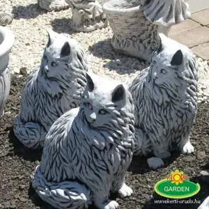 Nagy macska szobor dekoráció - kép 3