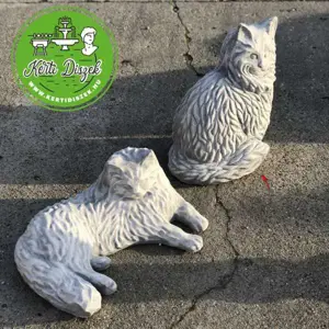 Nagy macska szobor dekoráció - kép 4