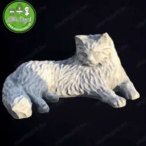 Perzsa macska szobor - kép 3