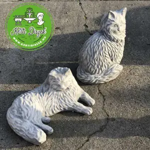 Perzsa macska szobor - kép 4