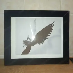 Fekete- fehér angyal kép eladó - kép 4