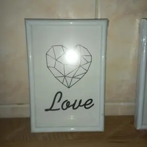 9 db. 10x15 cm-es fehér képkeret eladó, ÚJ! - kép 2