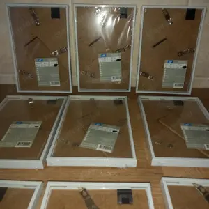 9 db. 10x15 cm-es fehér képkeret eladó, ÚJ! - kép 4