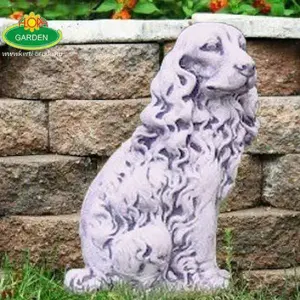 Spániel kutya szobor