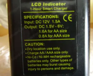 Kijelzős processzoros gyorstöltő AA-AAA, Ni-Cd és Ni-MH akkukhoz * Easybox és MPL aut. 1480 - kép 4
