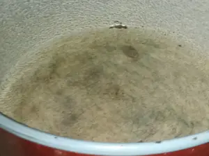 Retró robur zománcos edény lábas  25 L 25000ft óbuda átmérő 46cm személyes átvétel óbudán lakcimemen - kép 3