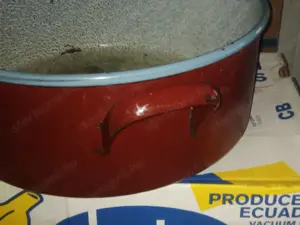 Retró robur zománcos edény lábas  25 L 25000ft óbuda átmérő 46cm személyes átvétel óbudán lakcimemen - kép 6