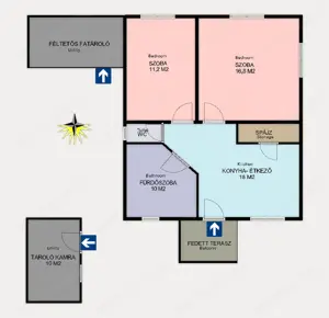 Kiskunhalas - Ó utcában 2 szobás rendezett kis kertes ház eladó! - kép 2