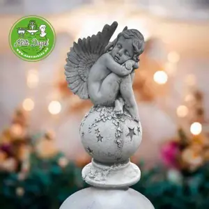 Angyal gömbön ülő - kép 4