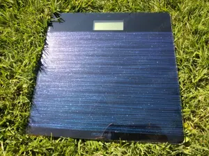 Digitális okosmérleg súlyoptimalizációs visszajelzéssel, csillámos előlappal, türkizkék színben - kép 5