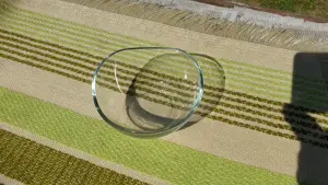 Üveg kistál, cukorkatartó, kínáló, asztalközép eladó, 12cm, hullámos