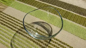 Üveg kistál, cukorkatartó, kínáló, asztalközép eladó, 12cm, hullámos - kép 8