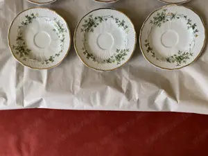 Hollóházi porcelán :6 személyes kávéskészlet hibátlan, új minden darab alján a márka jelzés megvan. - kép 6