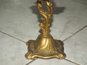 Réz gyertyatartó 3 db. egyben vagy külön - kép 3