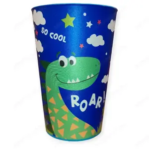 Dinoszauruszos műanyag pohár 340 ml