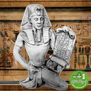 Fáraó szobor műkőből - kép 2