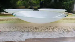 Ufó mennyezeti lámpa búra eladó, 3db, 25 cm átmérő - kép 6