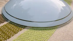 Ufó mennyezeti lámpa búra eladó, 3db, 25 cm átmérő - kép 3