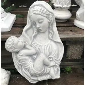 Mária gyermekével szobor - kép 3