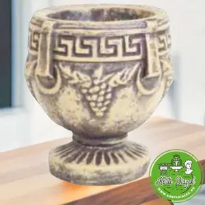 Kültéri virágkaspó görög mintás - kép 5