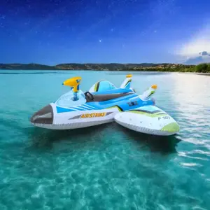 Intex vadászrepülő vízipisztolyos matrac gyerekeknek   kék - kép 2