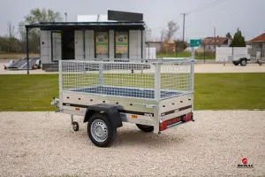 Új 2m-es rácsos utánfutó (750kg) rendszámmal akciósan csak 508.000 Ft - kép 2