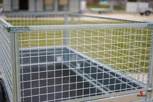 Új 2m-es rácsos utánfutó (750kg) rendszámmal akciósan csak 508.000 Ft - kép 6