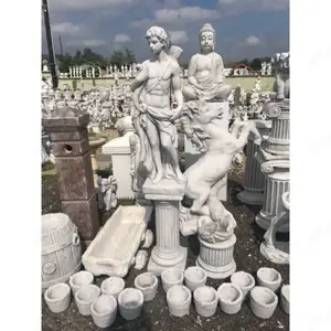 Íjász fiú 85cm férfi szobor - kép 2