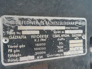 Calor gázüzemű kéményes fali-fűtő fűtőtest, konvektor 2 kW - kép 5